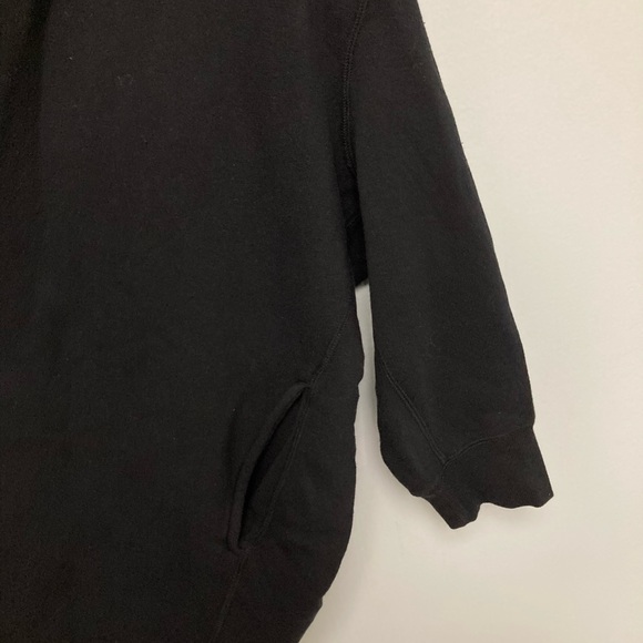 R13 Grunge Sweatshirt Dress - Washed Black. Size small. - Picture 11 of 11